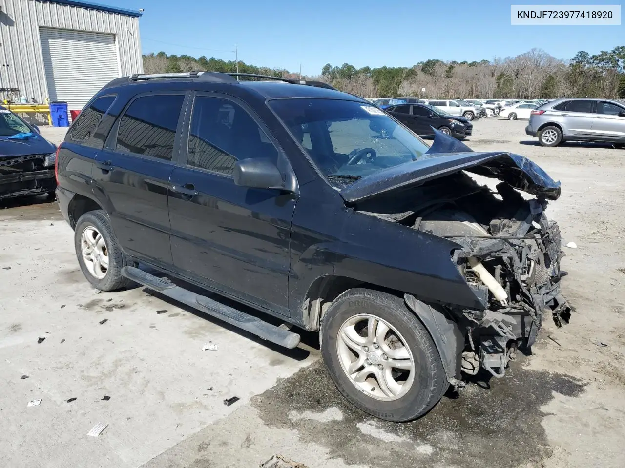 2007 Kia Sportage Ex VIN: KNDJF723977418920 Lot: 47307525