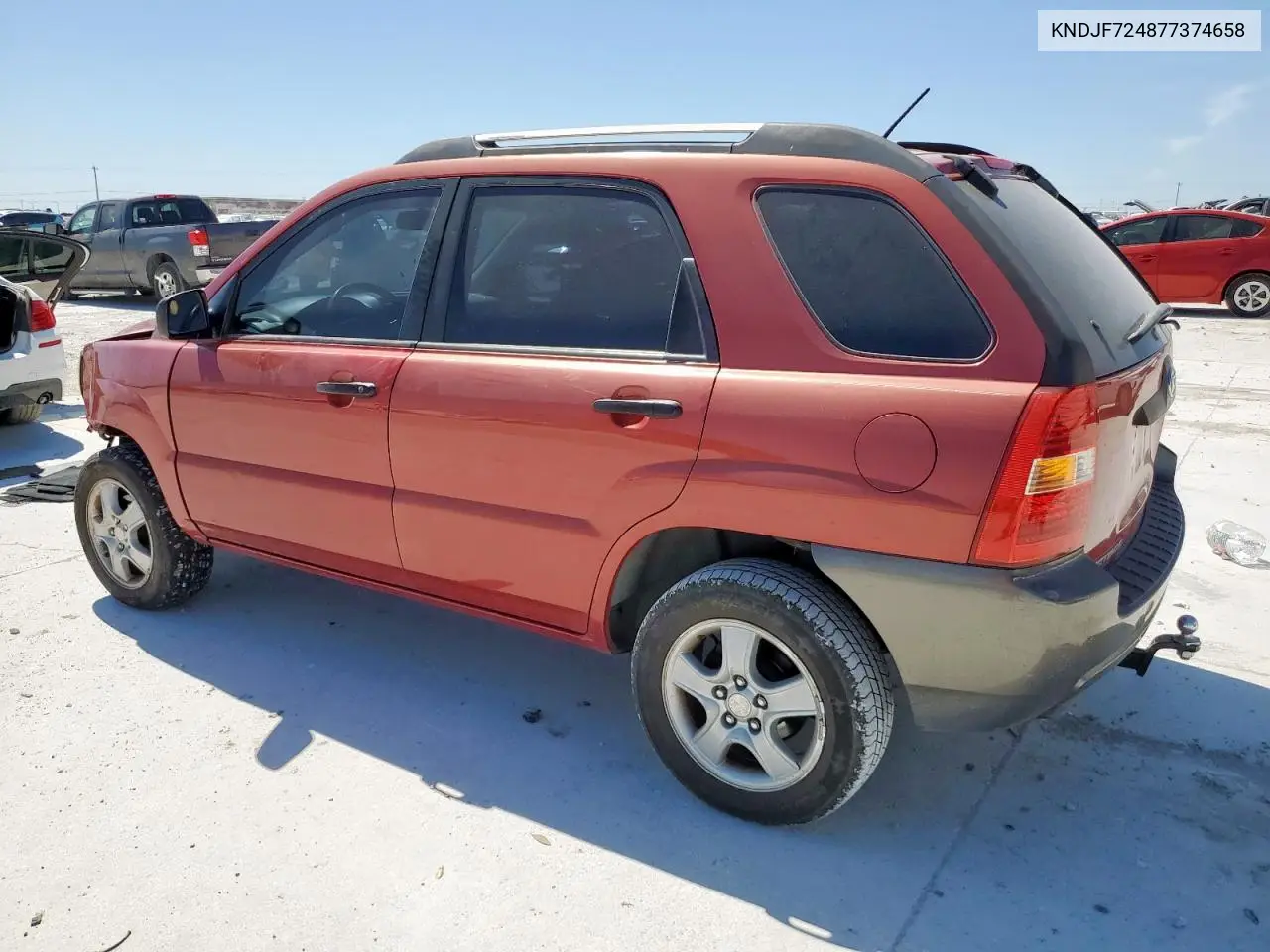 2007 Kia Sportage Lx VIN: KNDJF724877374658 Lot: 50208065