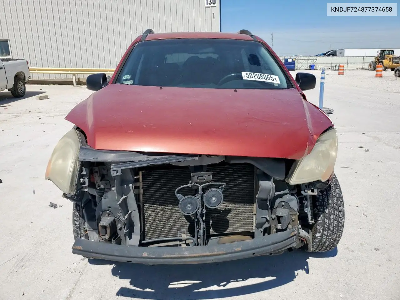 2007 Kia Sportage Lx VIN: KNDJF724877374658 Lot: 50208065
