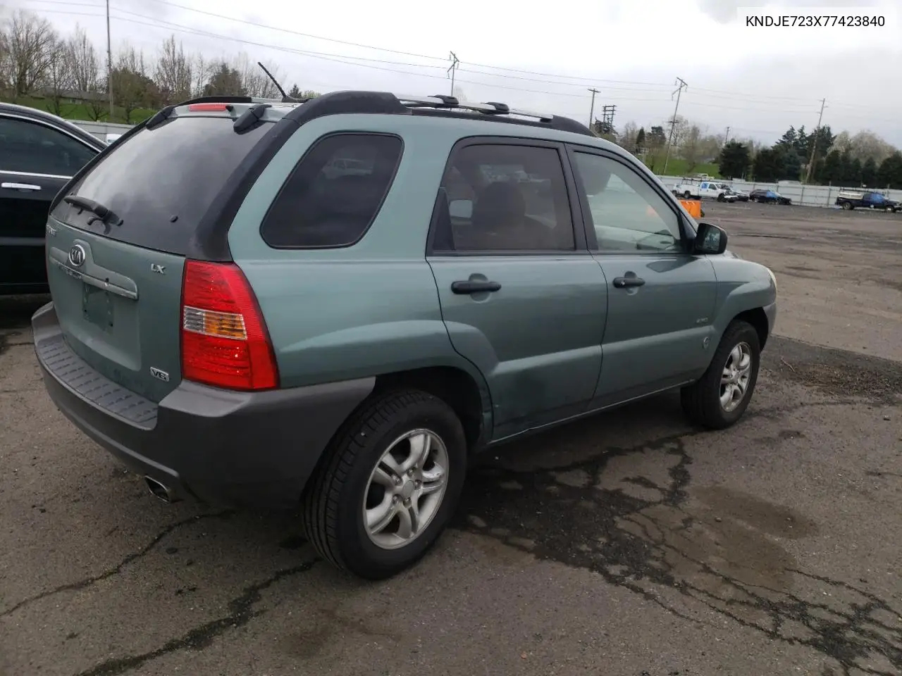 2007 Kia Sportage Ex VIN: KNDJE723X77423840 Lot: 51063685