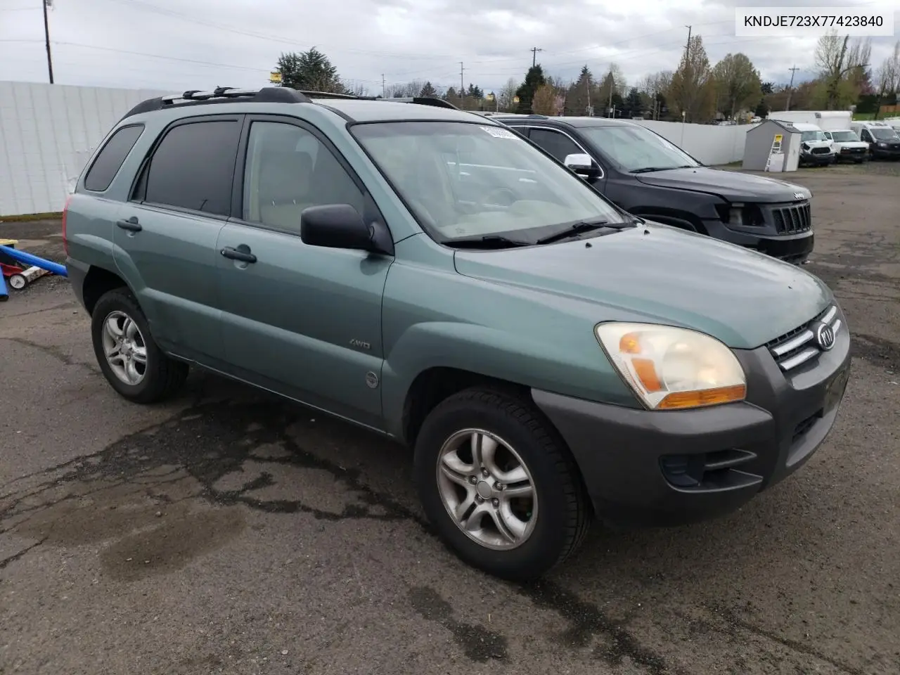 2007 Kia Sportage Ex VIN: KNDJE723X77423840 Lot: 51063685