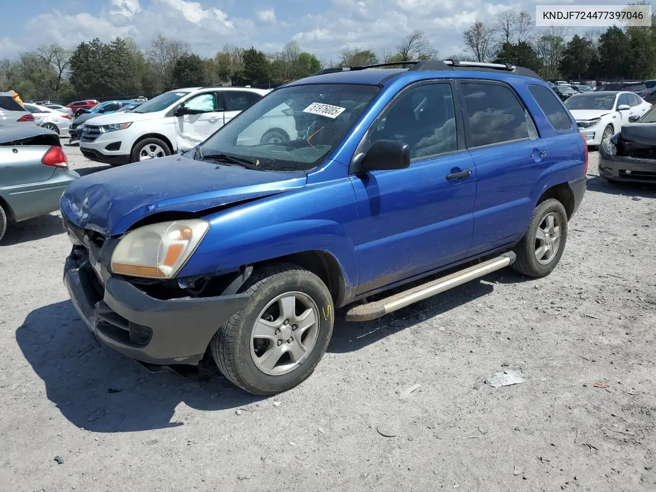 2007 Kia Sportage Lx VIN: KNDJF724477397046 Lot: 51976085