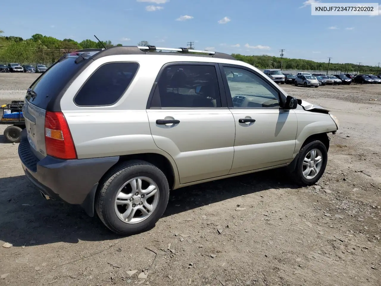 2007 Kia Sportage Ex VIN: KNDJF723477320202 Lot: 55345695