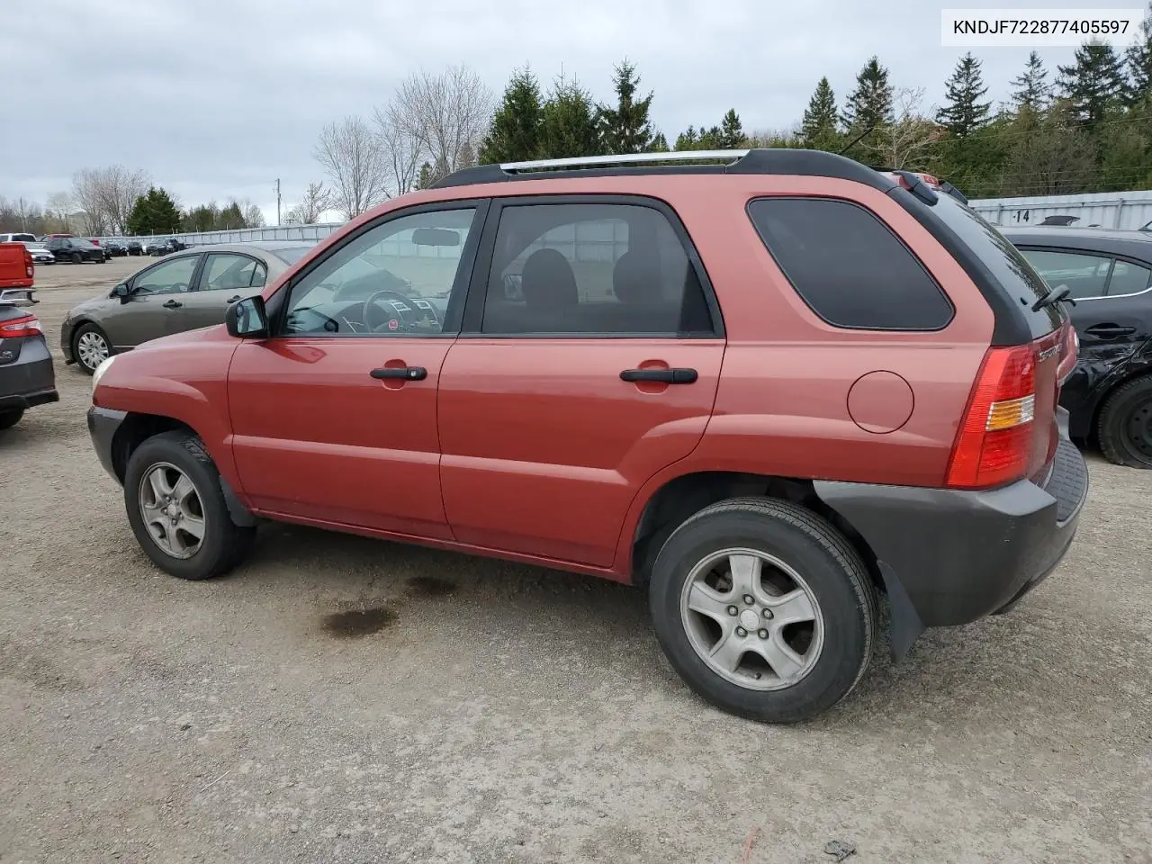 2007 Kia Sportage Lx VIN: KNDJF722877405597 Lot: 55432065