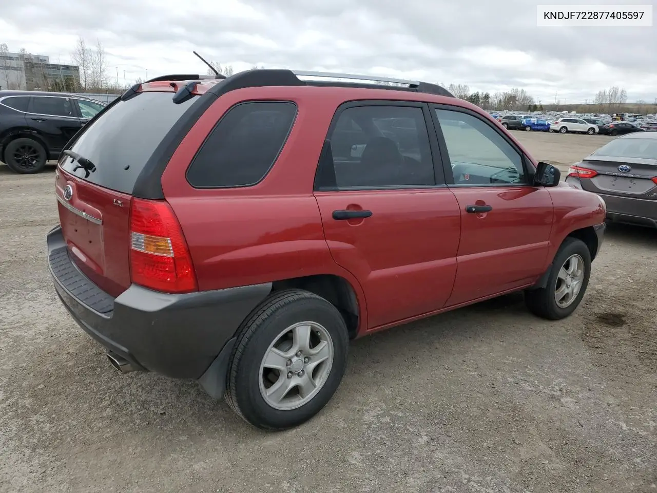2007 Kia Sportage Lx VIN: KNDJF722877405597 Lot: 55432065