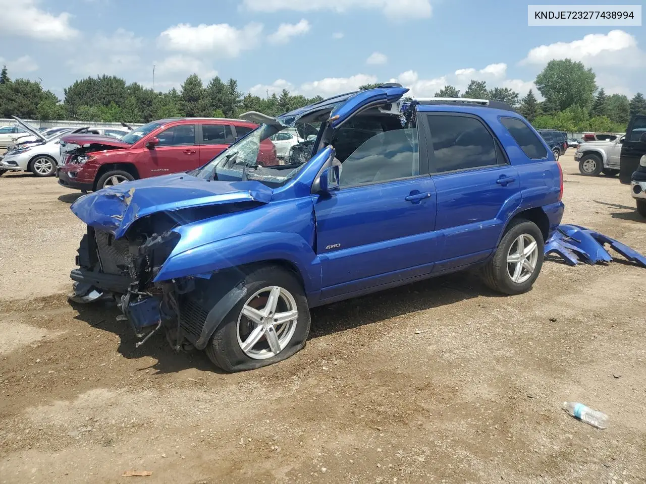 2007 Kia Sportage Ex VIN: KNDJE723277438994 Lot: 56188635