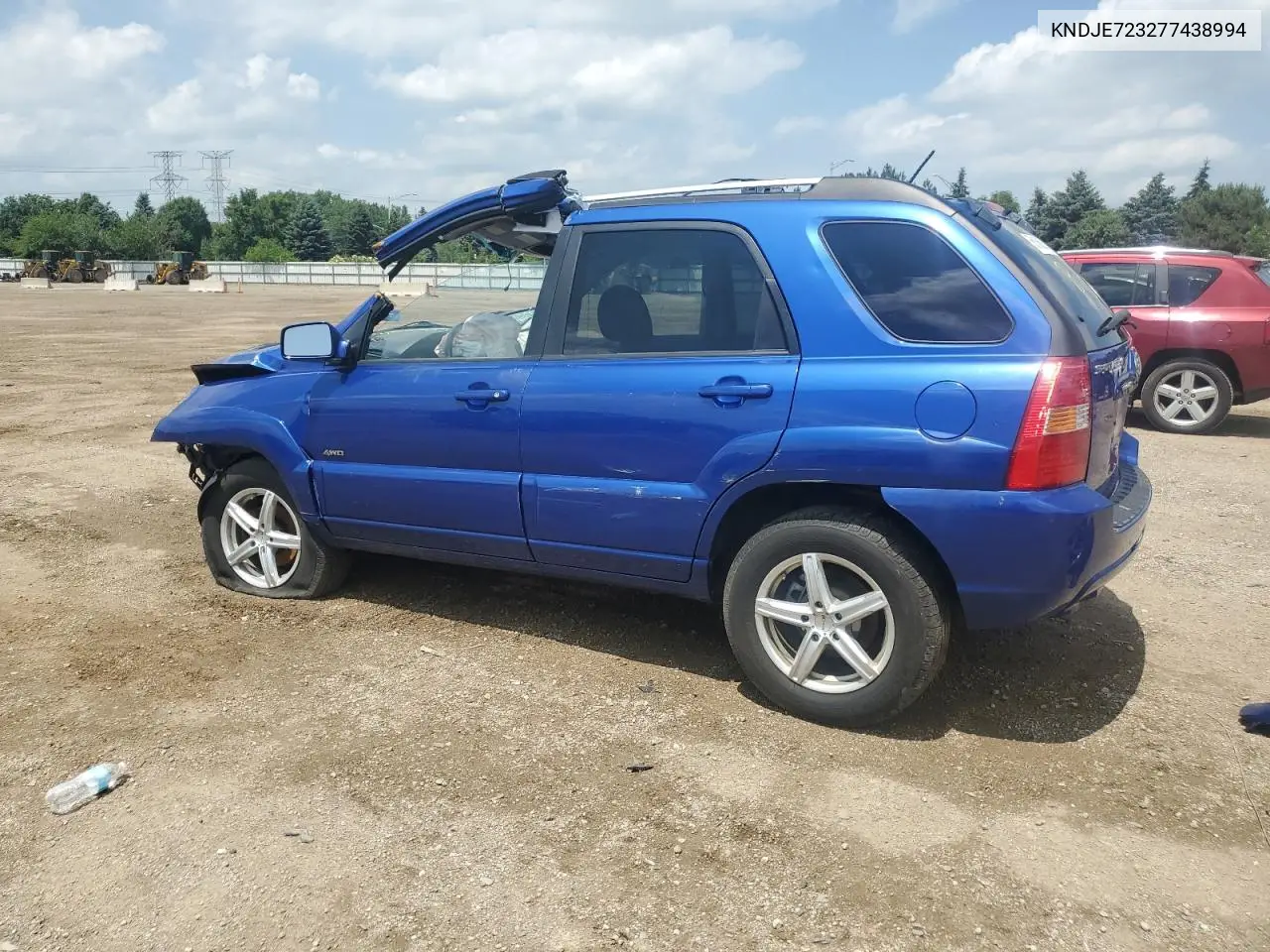 2007 Kia Sportage Ex VIN: KNDJE723277438994 Lot: 56188635