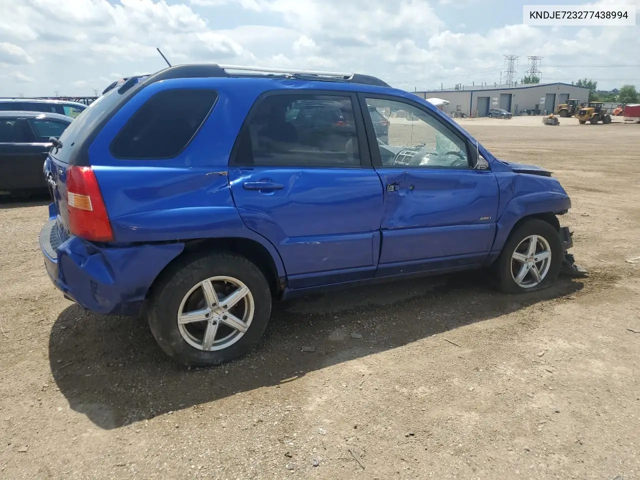 2007 Kia Sportage Ex VIN: KNDJE723277438994 Lot: 56188635