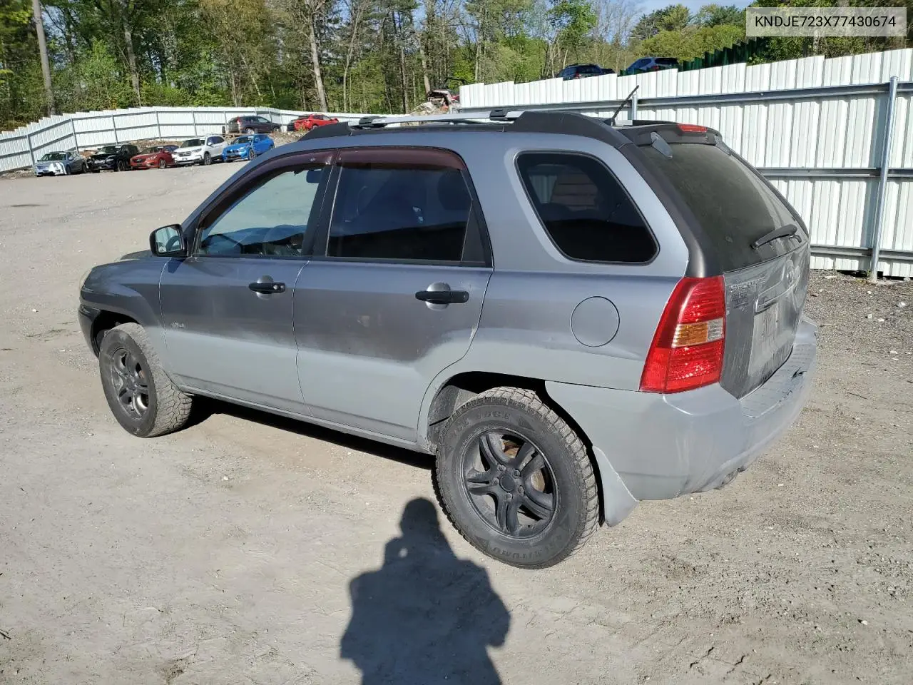 2007 Kia Sportage Ex VIN: KNDJE723X77430674 Lot: 57050615