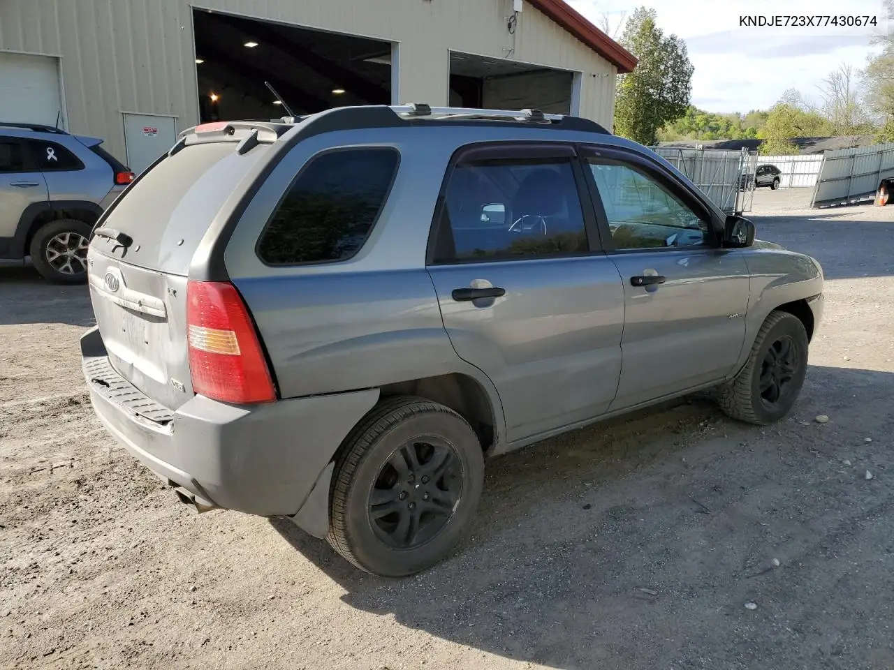 2007 Kia Sportage Ex VIN: KNDJE723X77430674 Lot: 57050615
