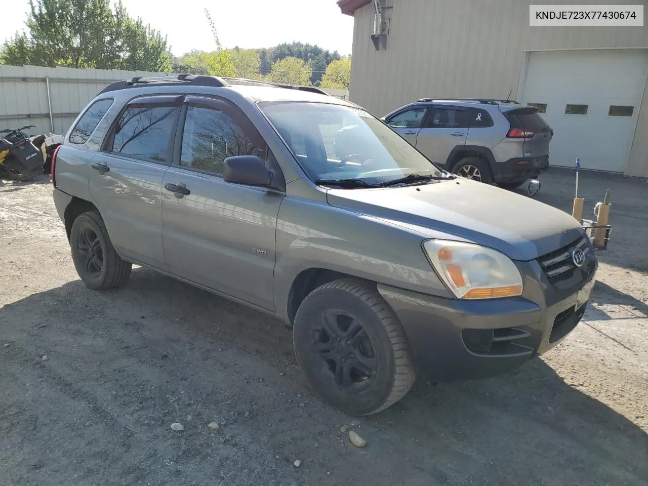 2007 Kia Sportage Ex VIN: KNDJE723X77430674 Lot: 57050615