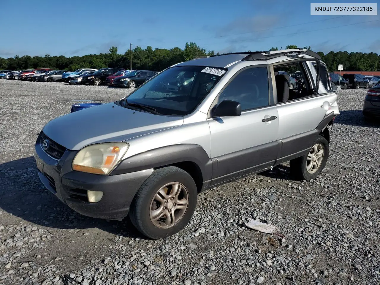 2007 Kia Sportage Ex VIN: KNDJF723777322185 Lot: 60627735