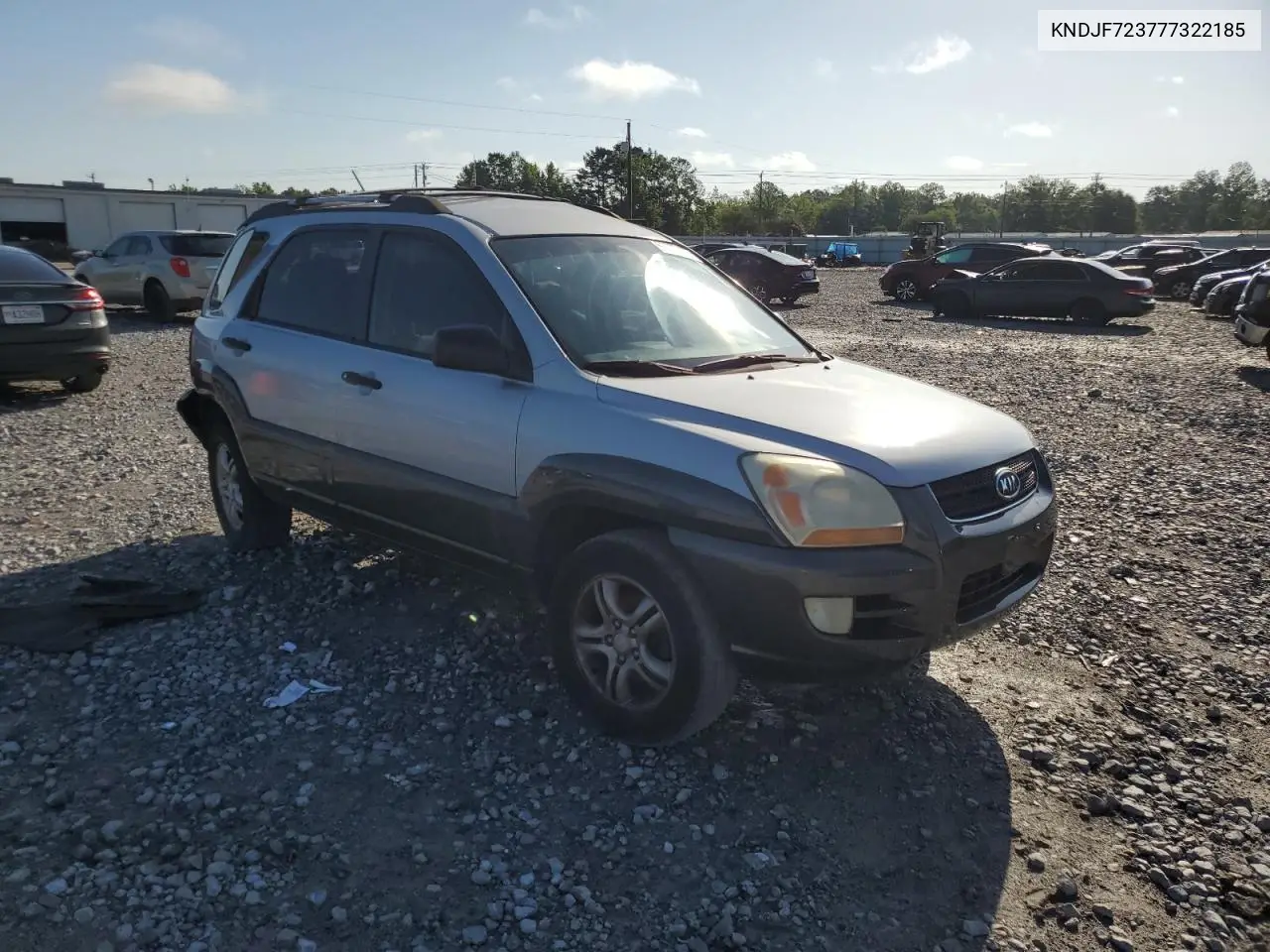 2007 Kia Sportage Ex VIN: KNDJF723777322185 Lot: 60627735