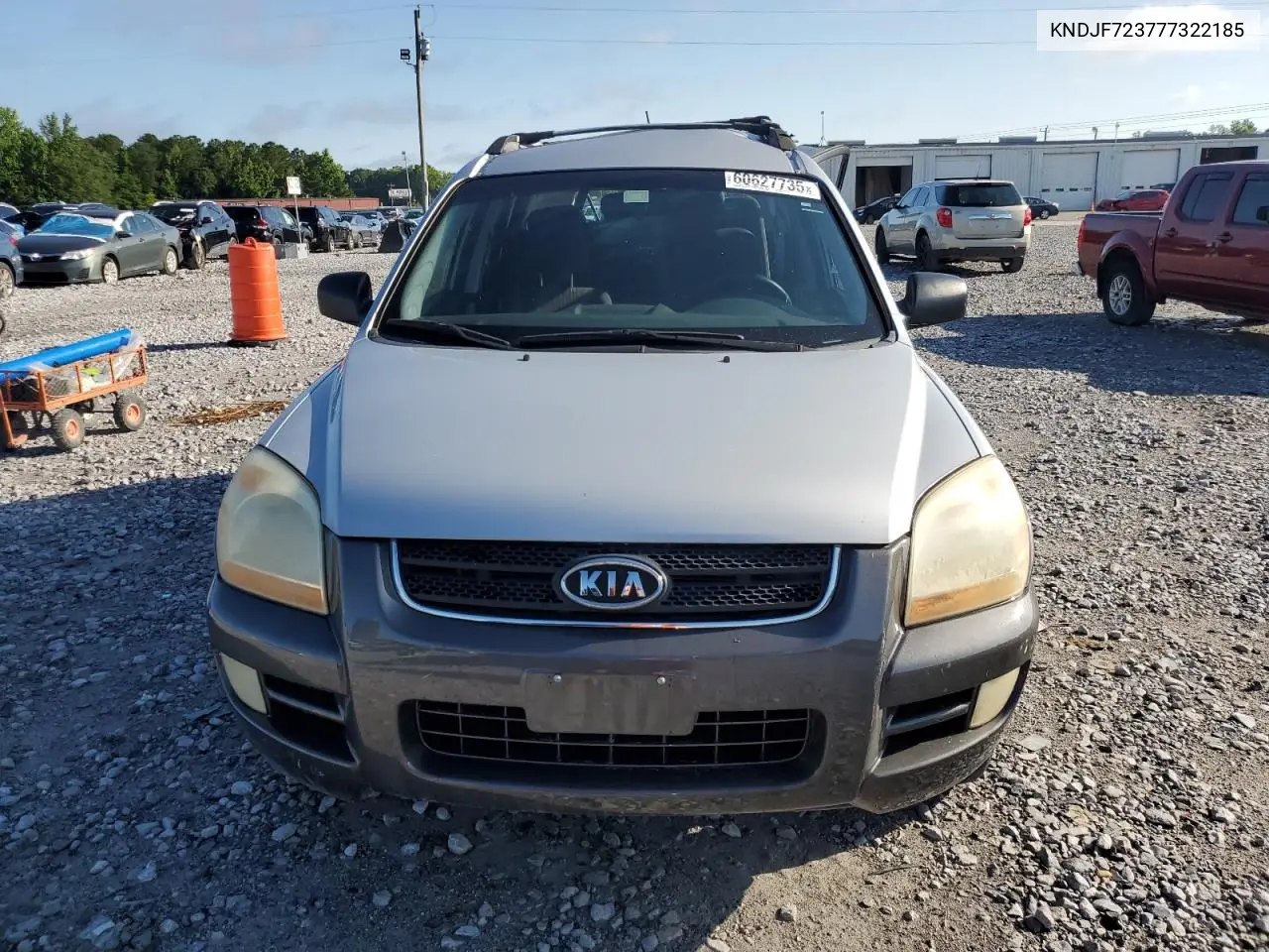 2007 Kia Sportage Ex VIN: KNDJF723777322185 Lot: 60627735
