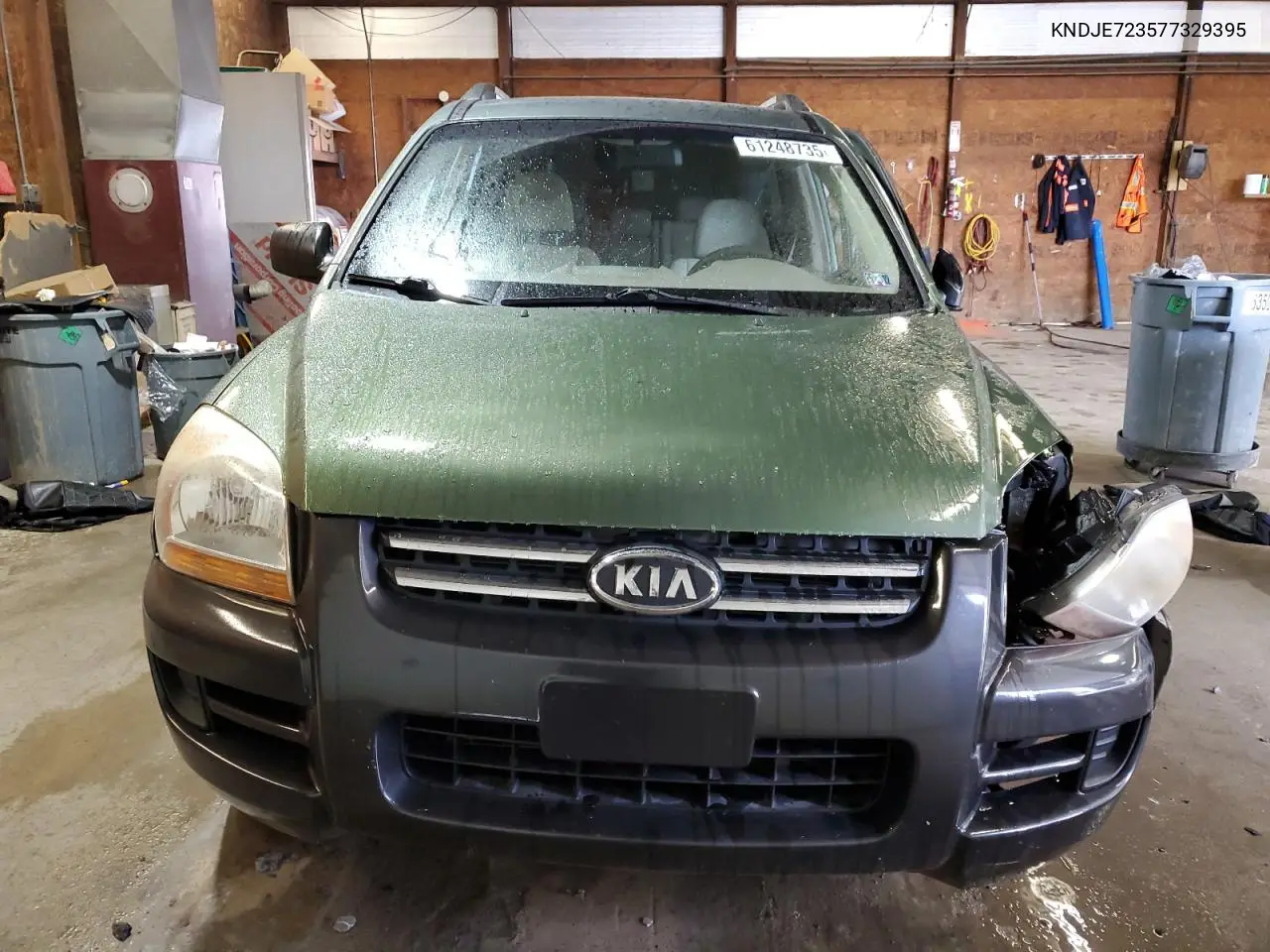 2007 Kia Sportage Ex VIN: KNDJE723577329395 Lot: 61248735