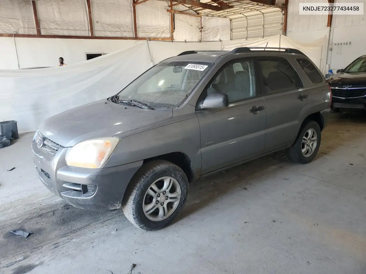 2007 Kia Sportage Ex VIN: KNDJE723277434458 Lot: 61895515