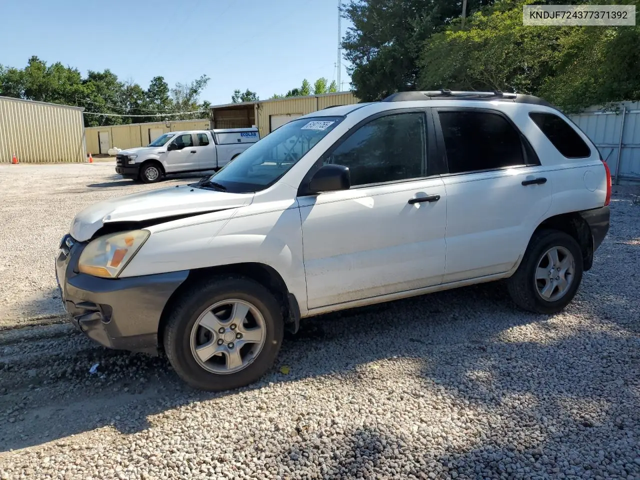 2007 Kia Sportage Lx VIN: KNDJF724377371392 Lot: 61911755