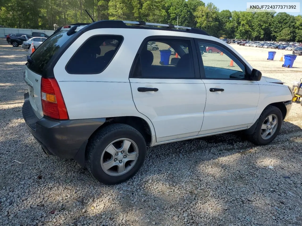 2007 Kia Sportage Lx VIN: KNDJF724377371392 Lot: 61911755