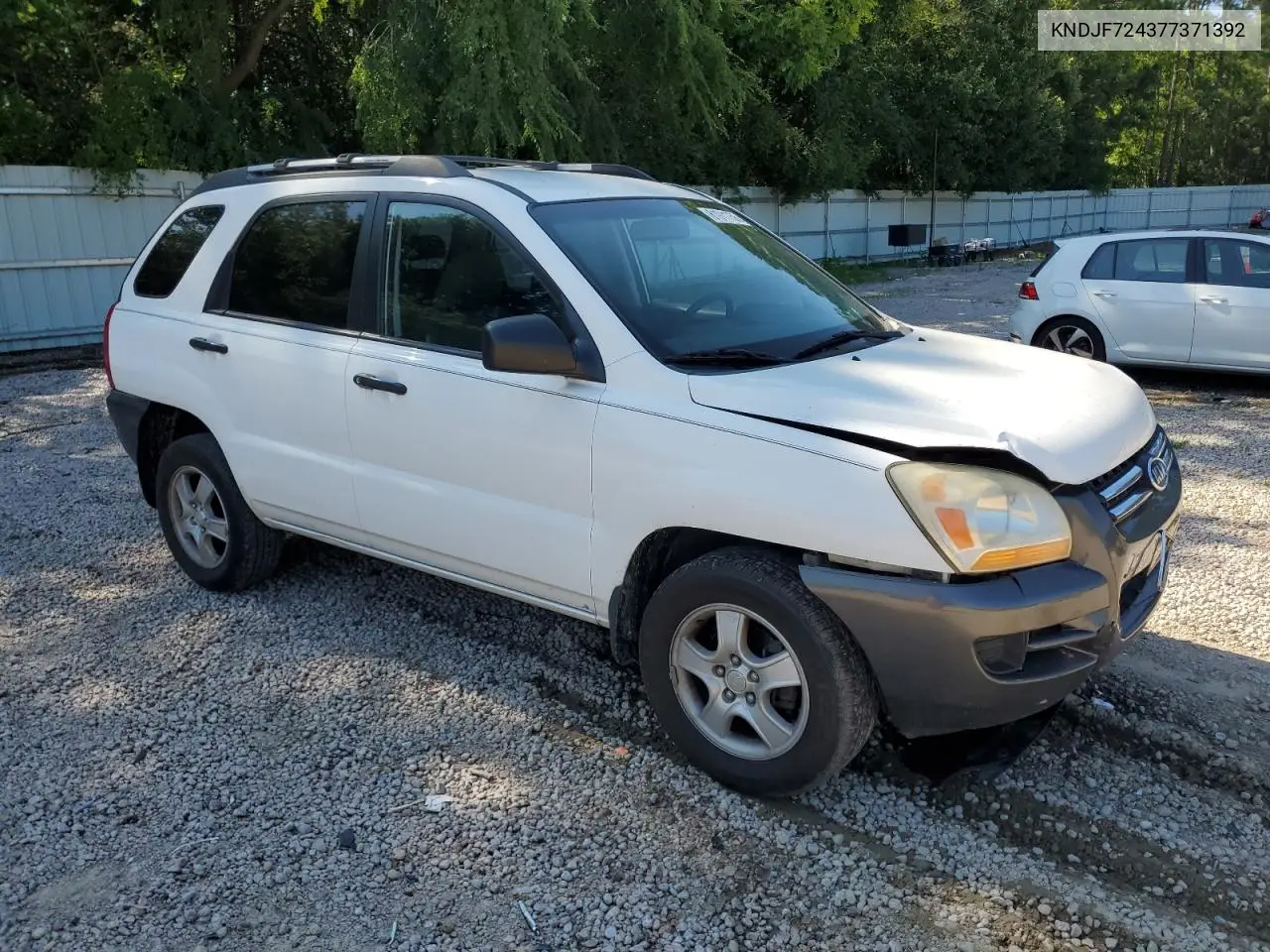 2007 Kia Sportage Lx VIN: KNDJF724377371392 Lot: 61911755