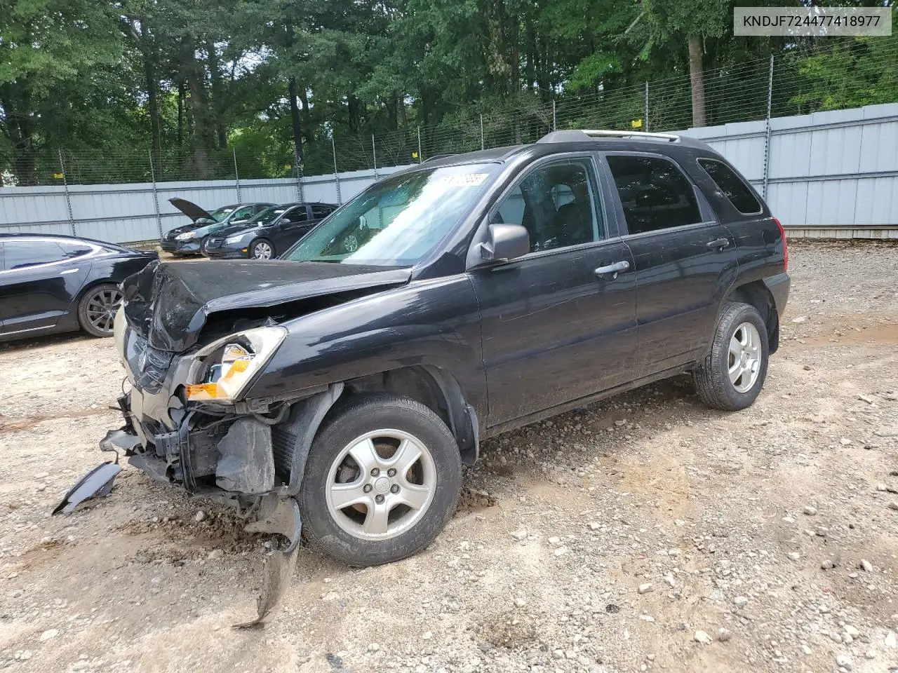 2007 Kia Sportage Lx VIN: KNDJF724477418977 Lot: 62030885