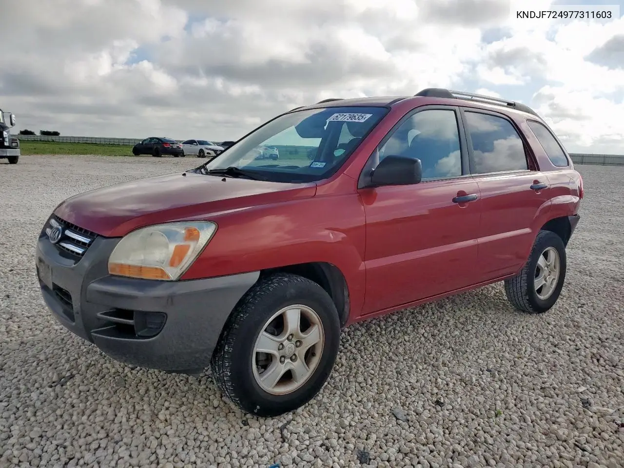 2007 Kia Sportage Lx VIN: KNDJF724977311603 Lot: 62179635