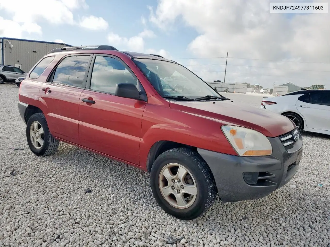 2007 Kia Sportage Lx VIN: KNDJF724977311603 Lot: 62179635