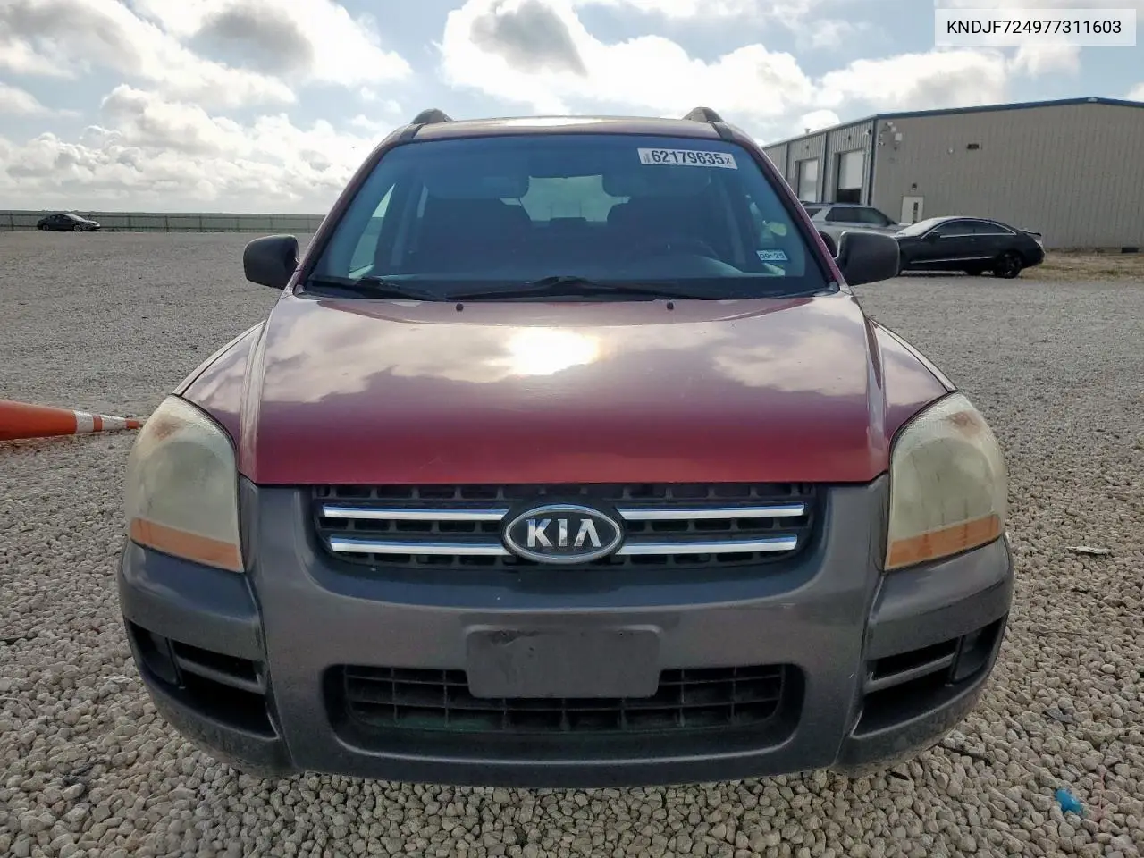 2007 Kia Sportage Lx VIN: KNDJF724977311603 Lot: 62179635
