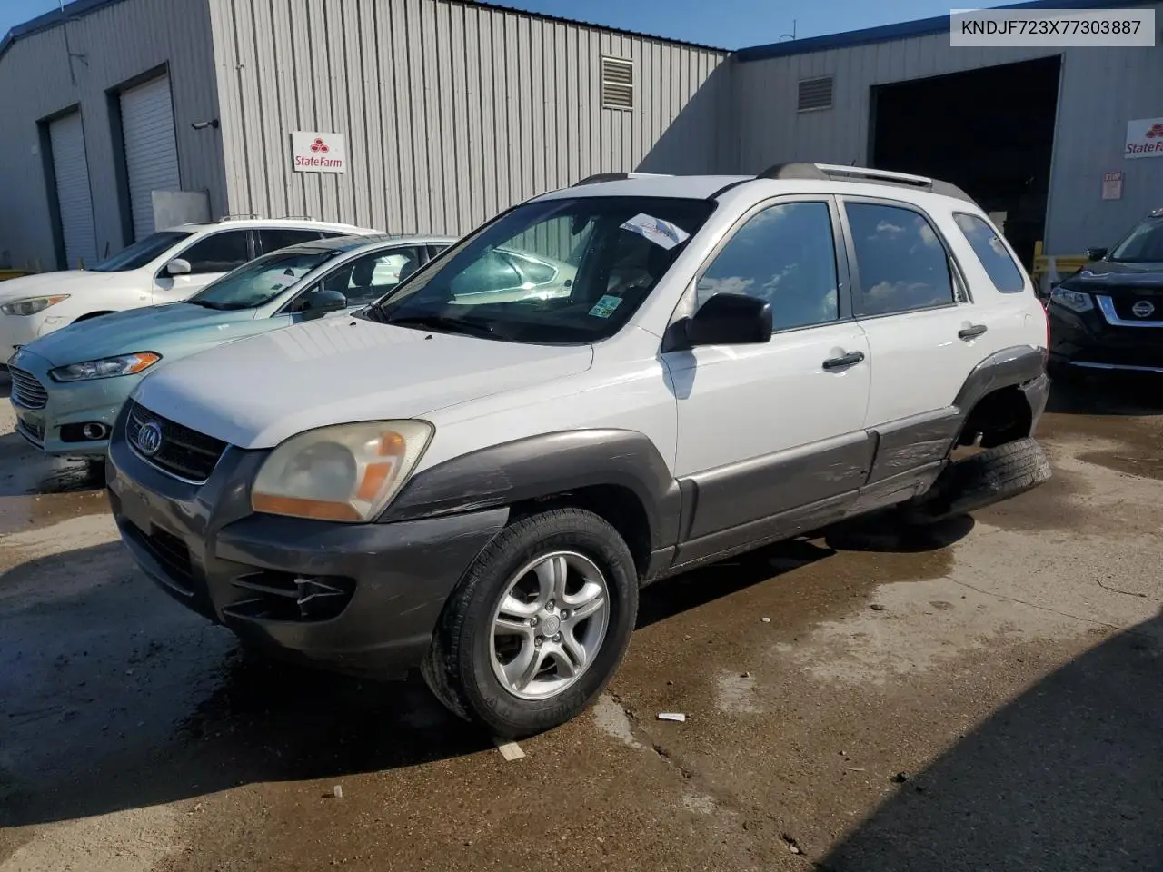 2007 Kia Sportage Ex VIN: KNDJF723X77303887 Lot: 62276195