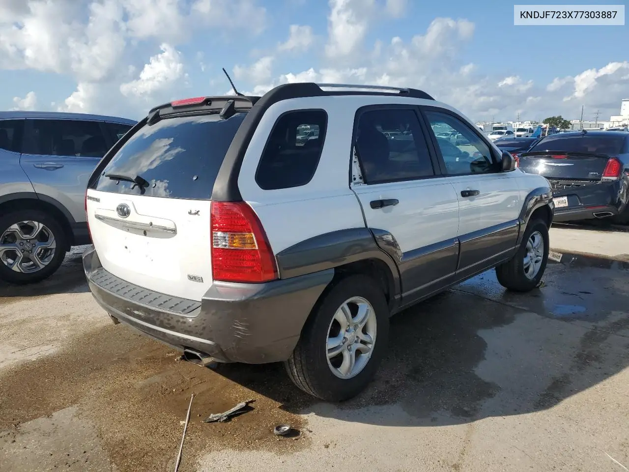 2007 Kia Sportage Ex VIN: KNDJF723X77303887 Lot: 62276195