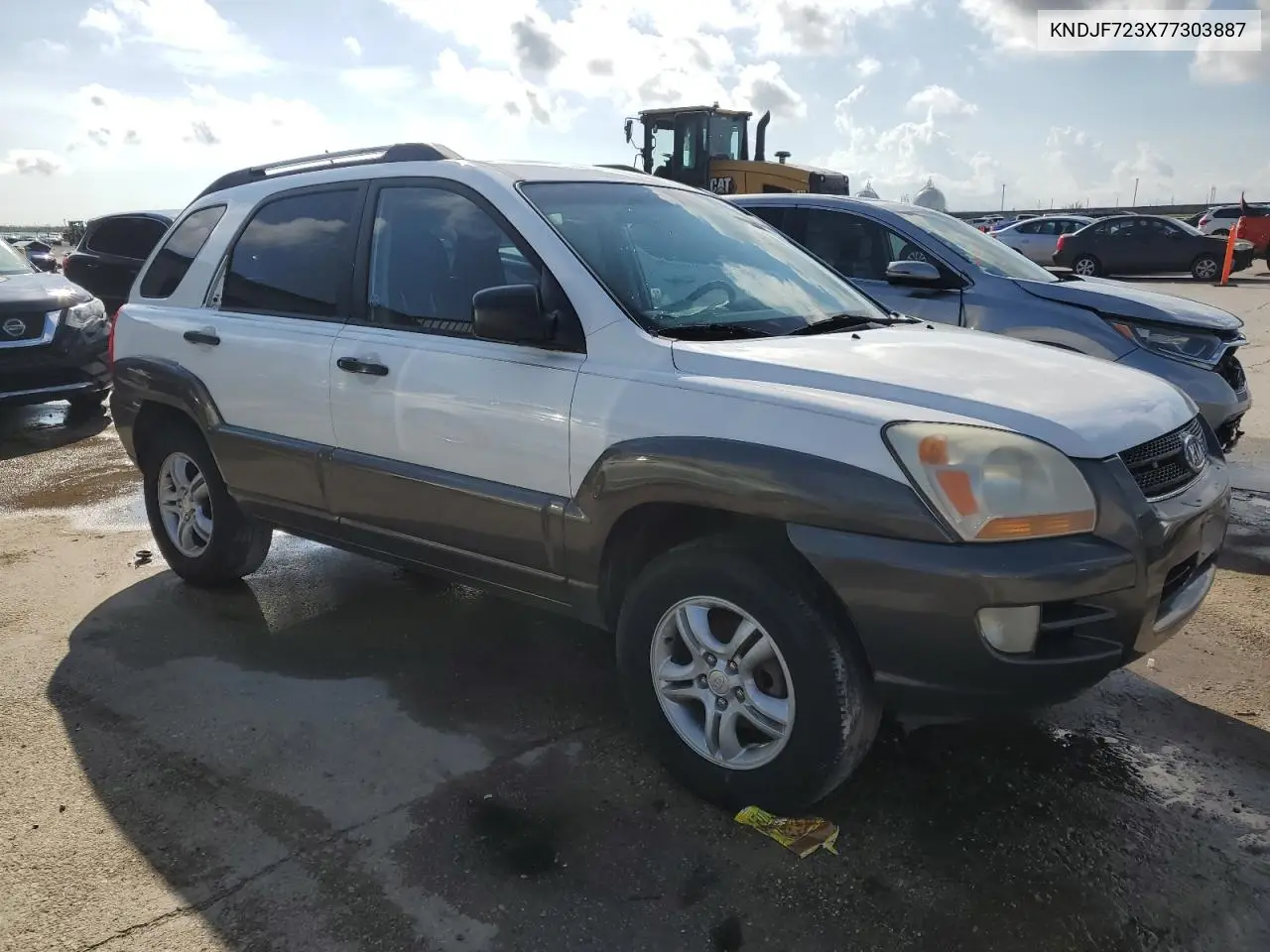 2007 Kia Sportage Ex VIN: KNDJF723X77303887 Lot: 62276195