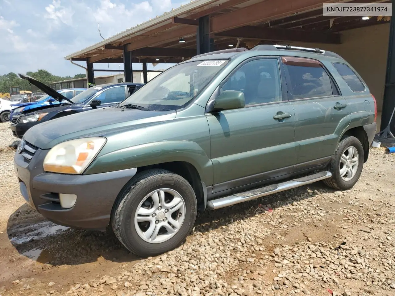 2007 Kia Sportage Ex VIN: KNDJF723877341974 Lot: 62333155