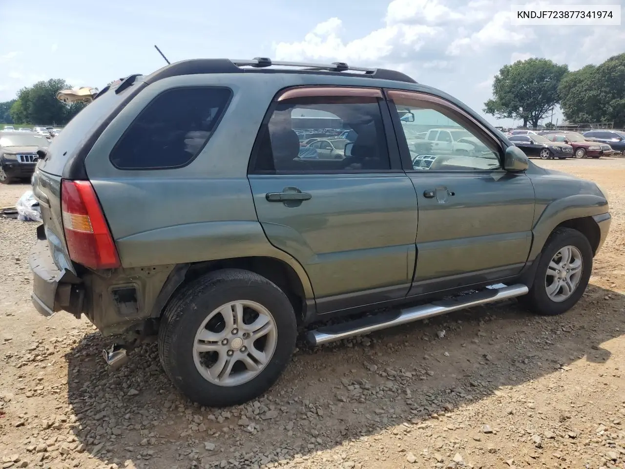 2007 Kia Sportage Ex VIN: KNDJF723877341974 Lot: 62333155