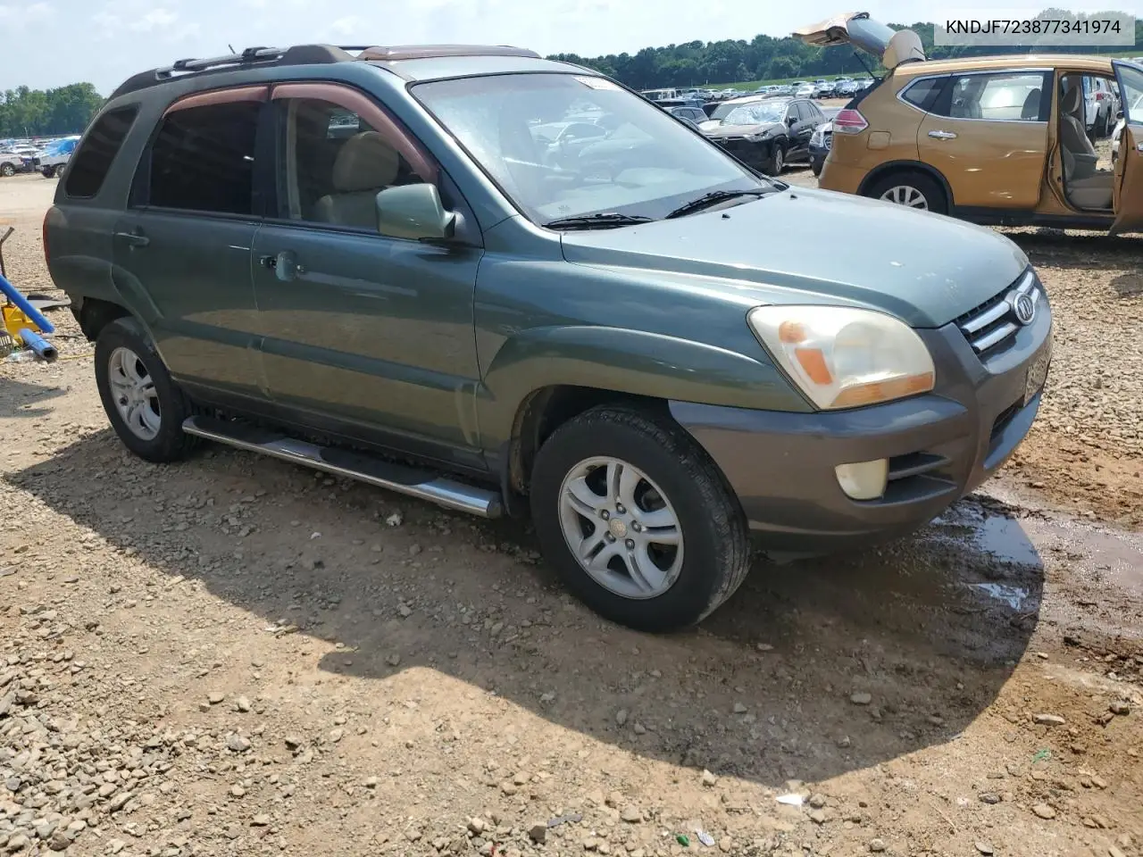 2007 Kia Sportage Ex VIN: KNDJF723877341974 Lot: 62333155