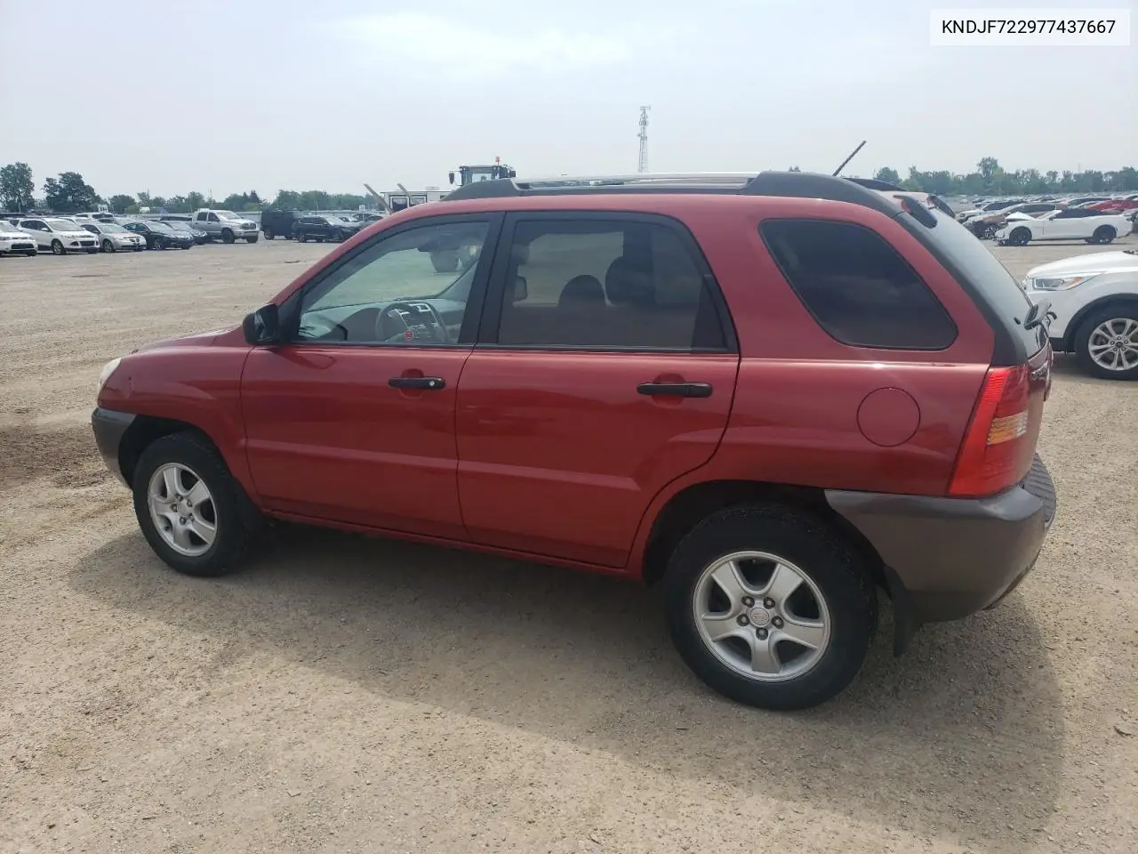 2007 Kia Sportage Lx VIN: KNDJF722977437667 Lot: 62901015