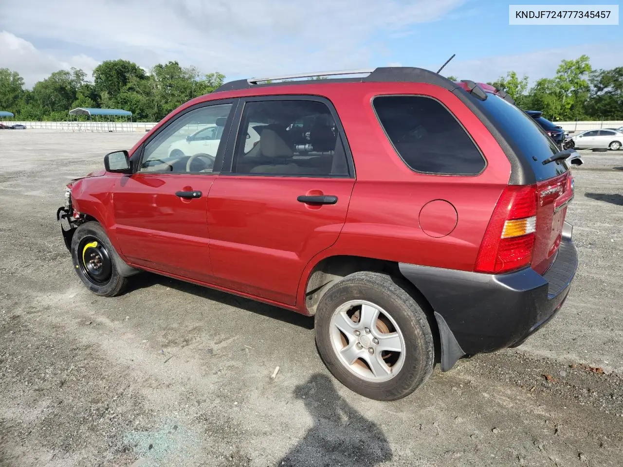 2007 Kia Sportage Lx VIN: KNDJF724777345457 Lot: 63072585