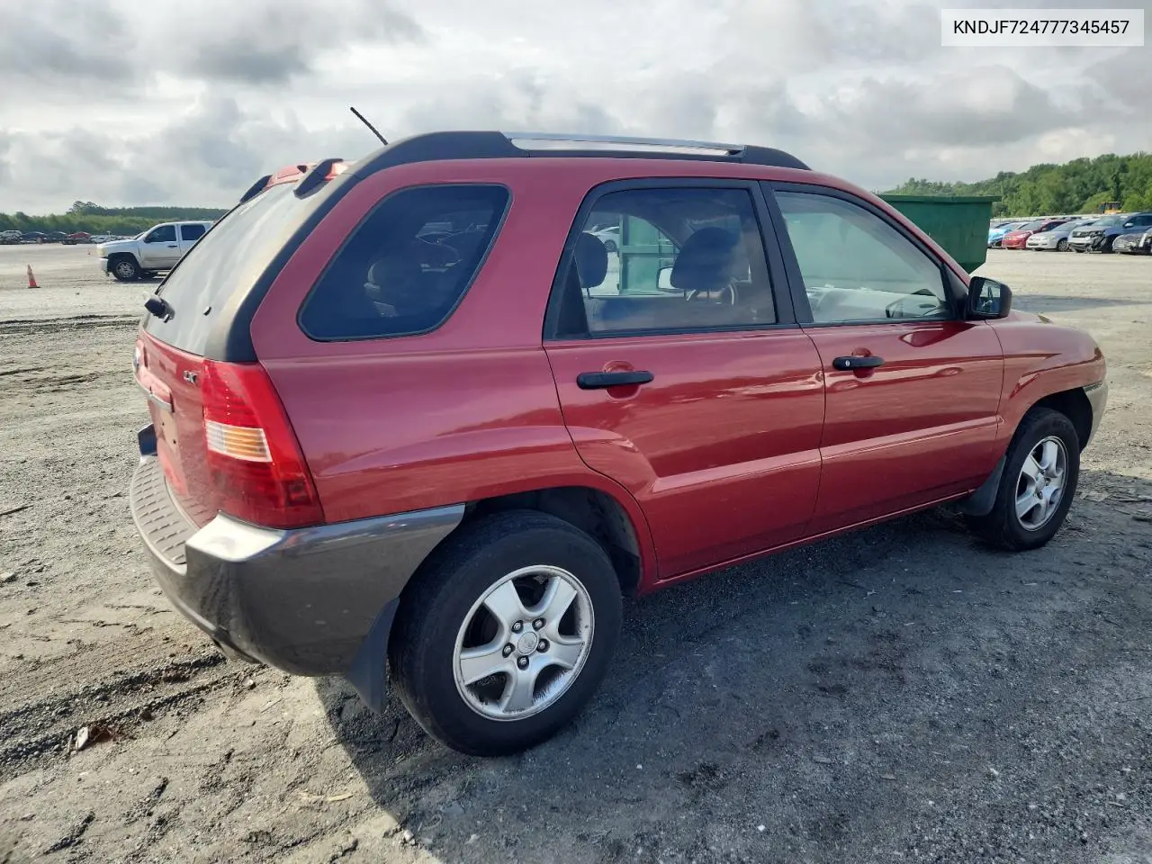 2007 Kia Sportage Lx VIN: KNDJF724777345457 Lot: 63072585