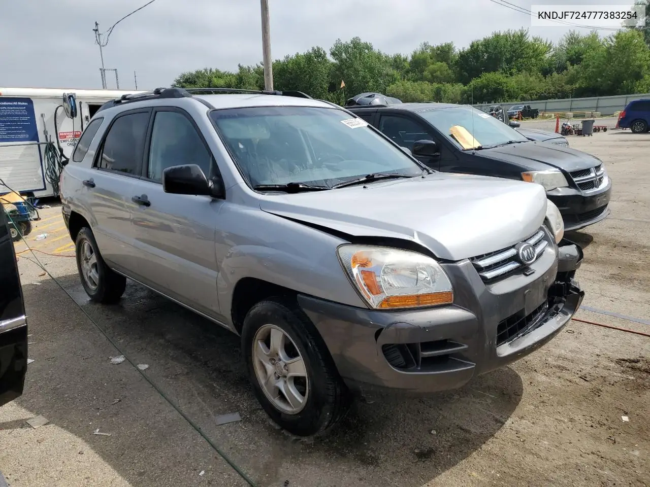 2007 Kia Sportage Lx VIN: KNDJF724777383254 Lot: 65653345