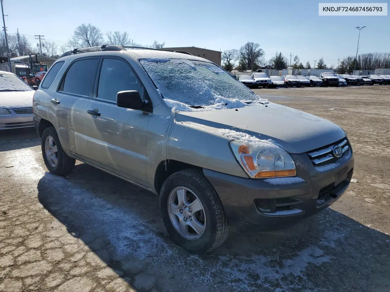 2008 Kia Sportage Lx VIN: KNDJF724687456793 Lot: 45191215