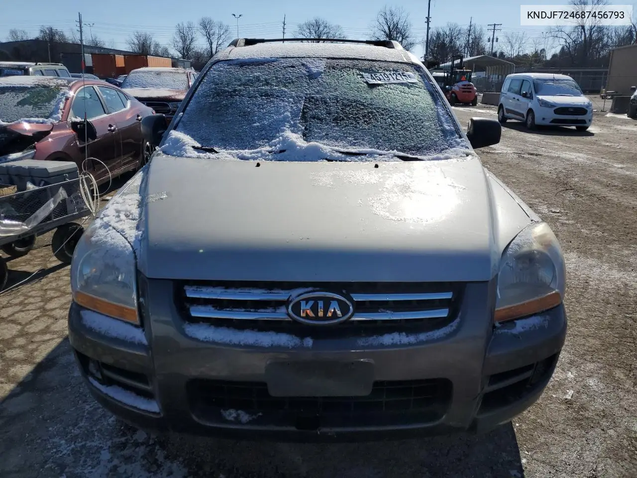 2008 Kia Sportage Lx VIN: KNDJF724687456793 Lot: 45191215
