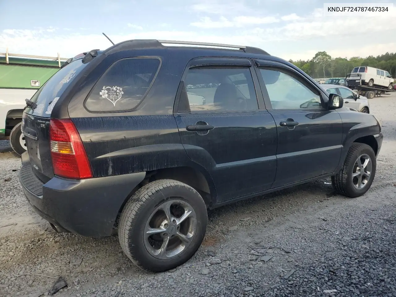 2008 Kia Sportage Lx VIN: KNDJF724787467334 Lot: 52382015