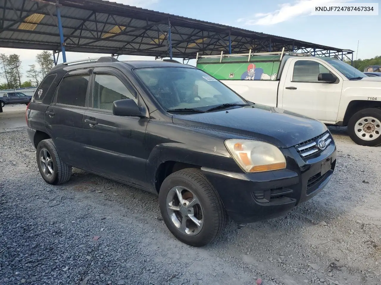 2008 Kia Sportage Lx VIN: KNDJF724787467334 Lot: 52382015