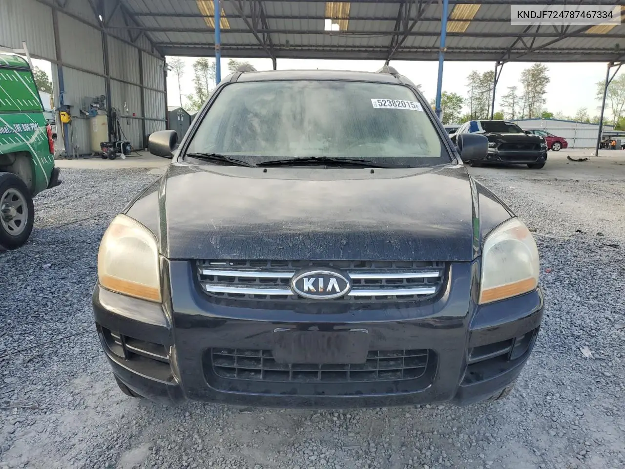 2008 Kia Sportage Lx VIN: KNDJF724787467334 Lot: 52382015