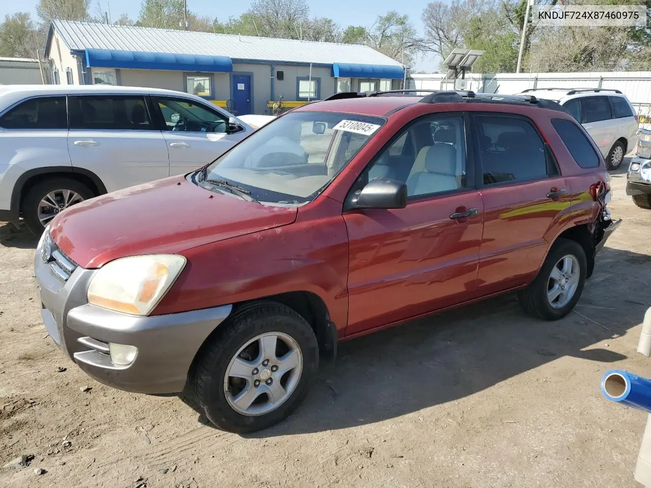 2008 Kia Sportage Lx VIN: KNDJF724X87460975 Lot: 53108045