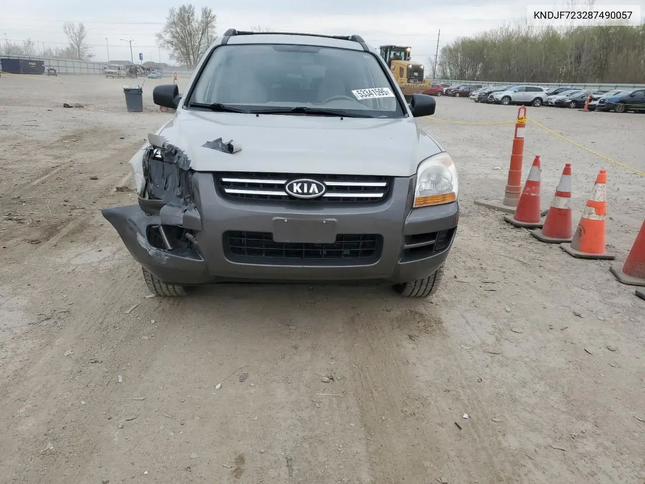 2008 Kia Sportage Ex VIN: KNDJF723287490057 Lot: 53341595