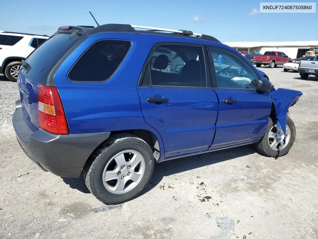 2008 Kia Sportage Lx VIN: KNDJF724087505860 Lot: 55510255
