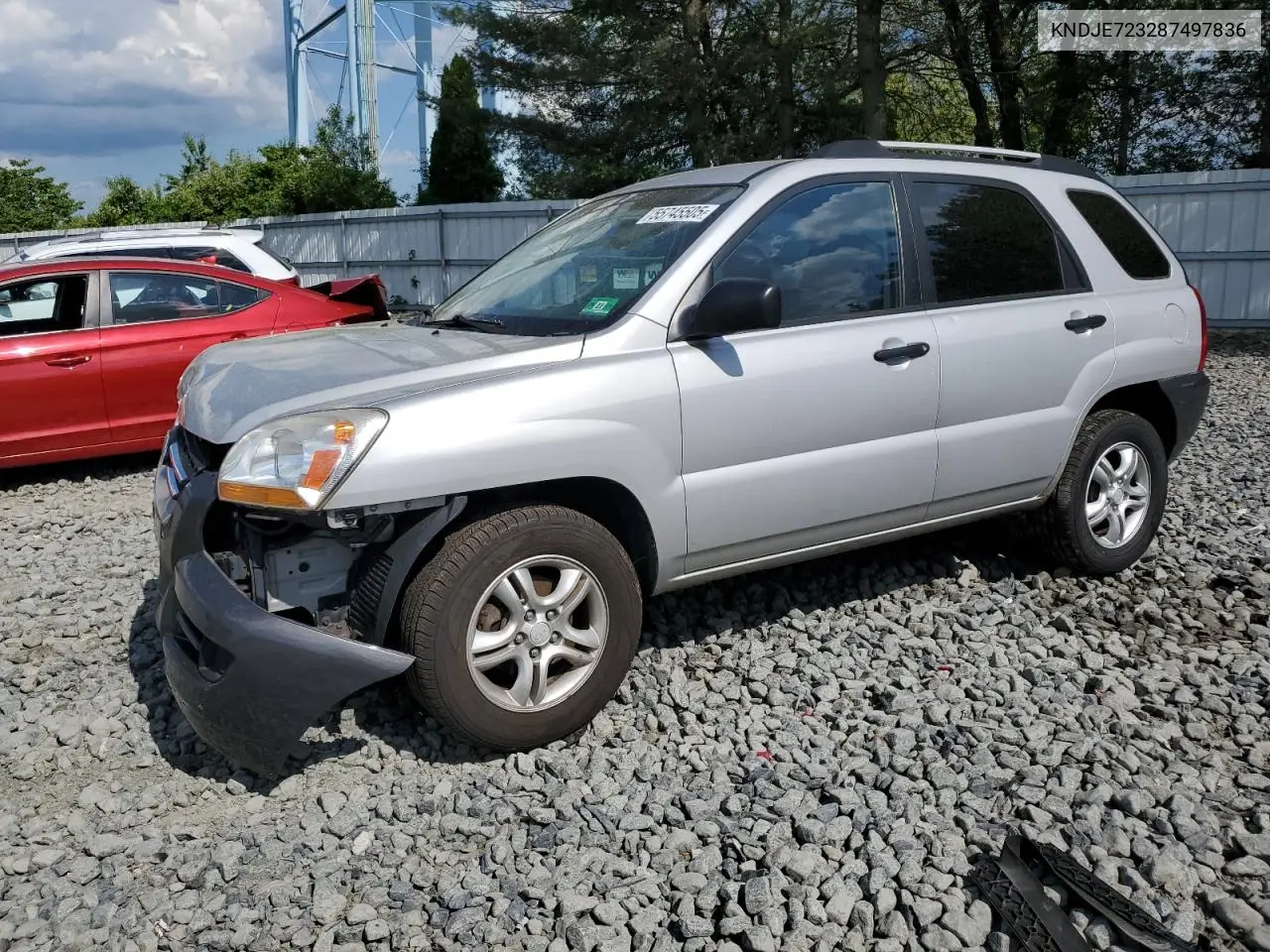 2008 Kia Sportage Ex VIN: KNDJE723287497836 Lot: 55745505