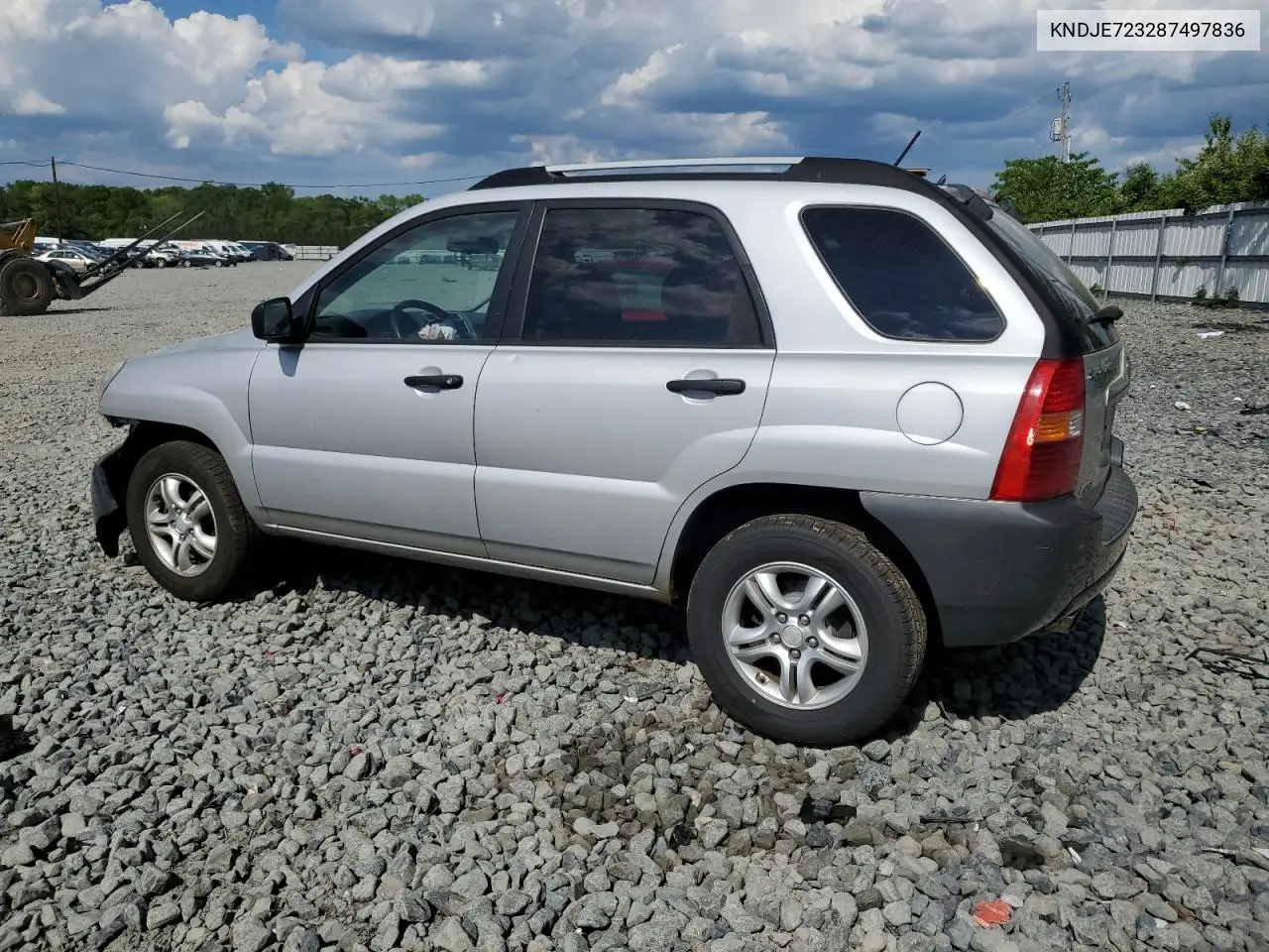2008 Kia Sportage Ex VIN: KNDJE723287497836 Lot: 55745505