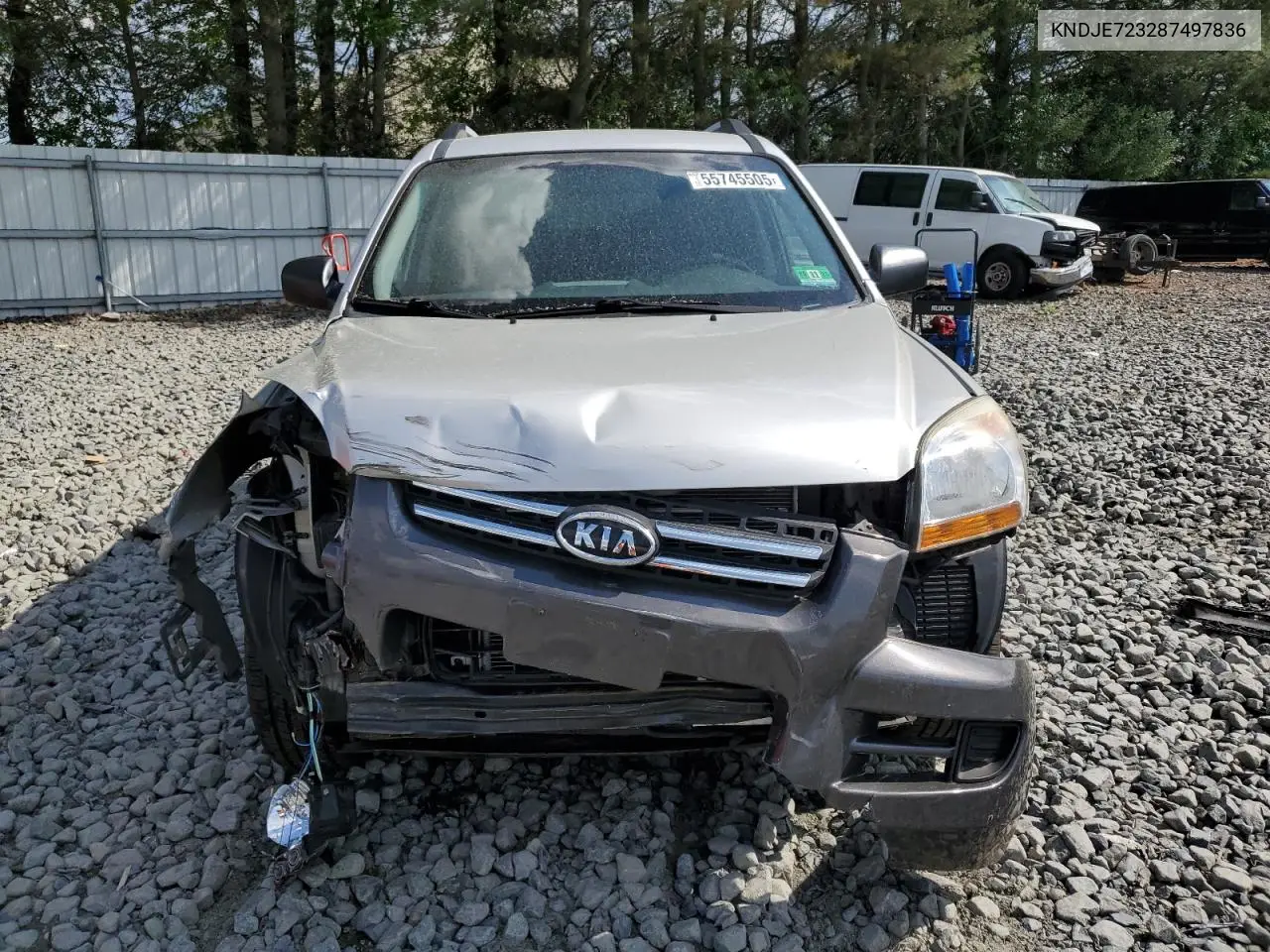 2008 Kia Sportage Ex VIN: KNDJE723287497836 Lot: 55745505