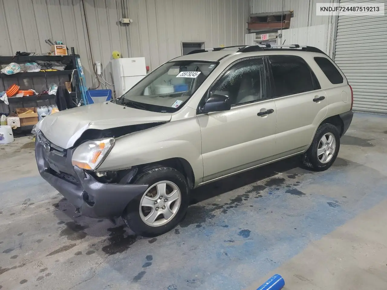 2008 Kia Sportage Lx VIN: KNDJF724487519213 Lot: 55979245