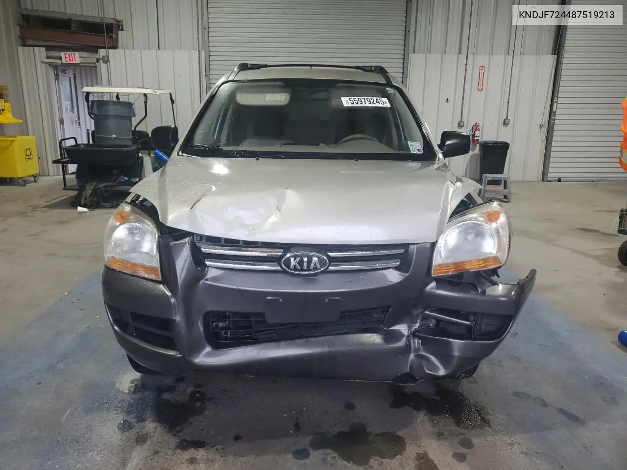 2008 Kia Sportage Lx VIN: KNDJF724487519213 Lot: 55979245